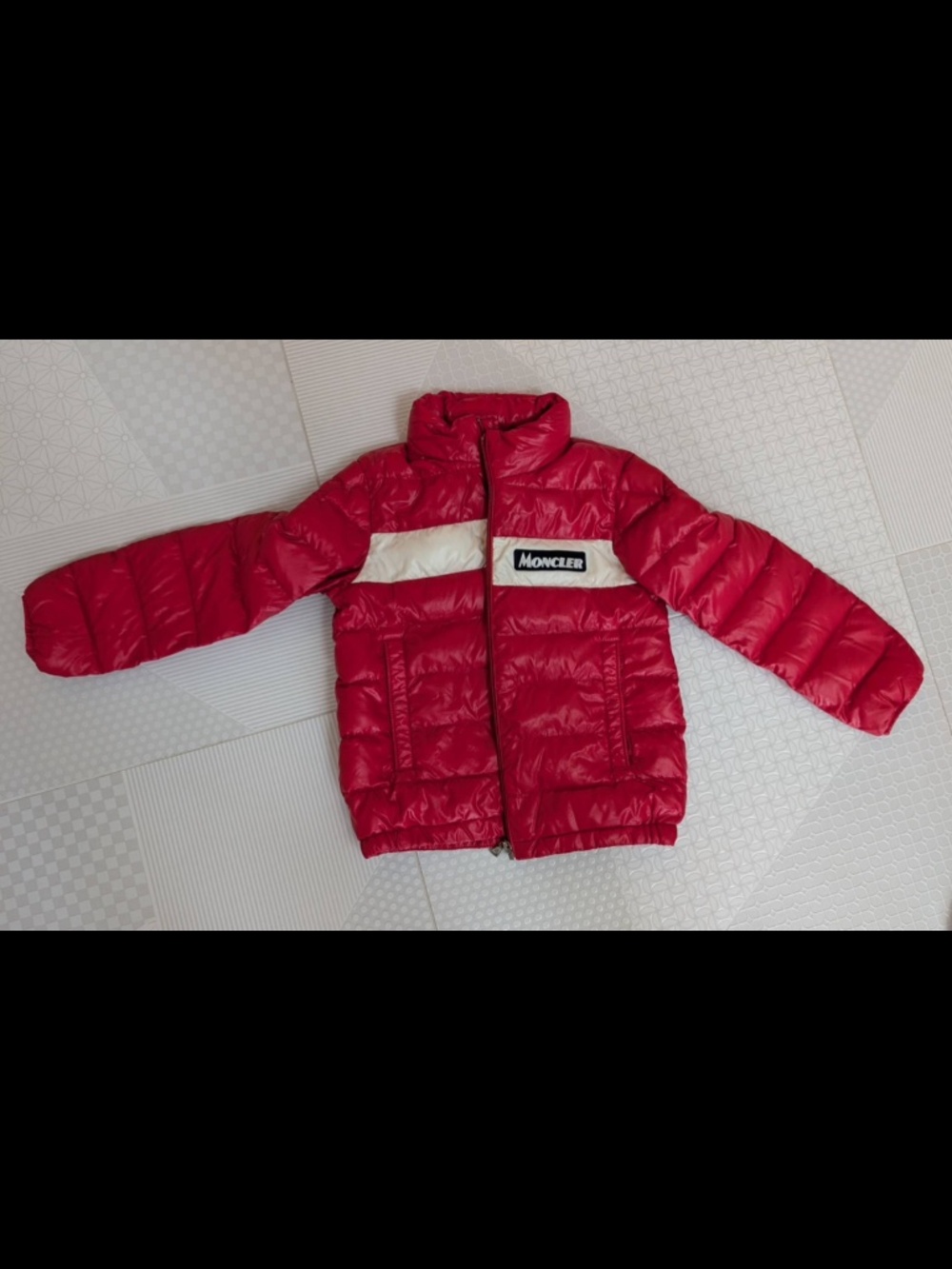 Moncler Kids Red Puffer Jacket